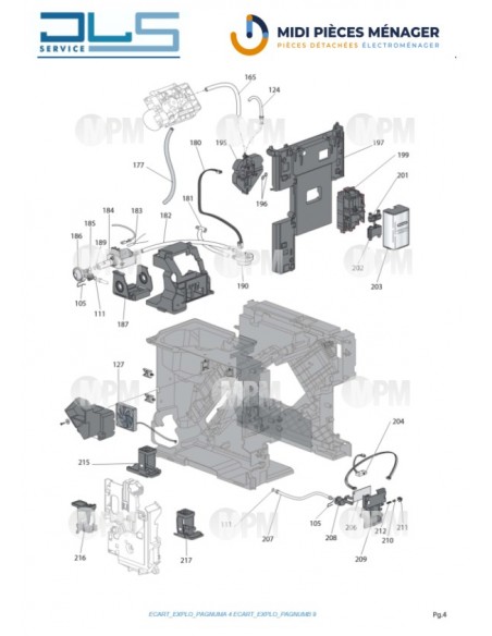 VUE ECLATEE DELONGHI ECAM630.35.SB