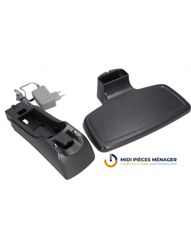 ENSEMBLE PLINTHE , CHARGEUR NOIR 18V POUR ASPIRATEUR ELECTROLUX 4055478434