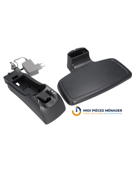 ENSEMBLE PLINTHE , CHARGEUR NOIR 18V POUR ASPIRATEUR ELECTROLUX 4055478434
