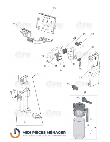 VUE ECLATEE DELONGHI ECAM220.61.W S11