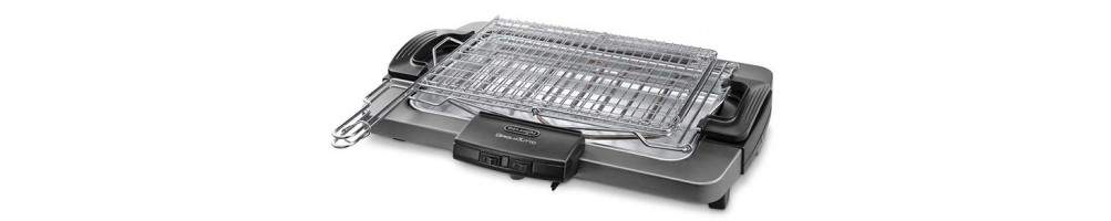 De'Longhi BQ80 Barbecue Électrique Avec Grille Double Pivotante - Cuisson Saine Et Sans Fumée